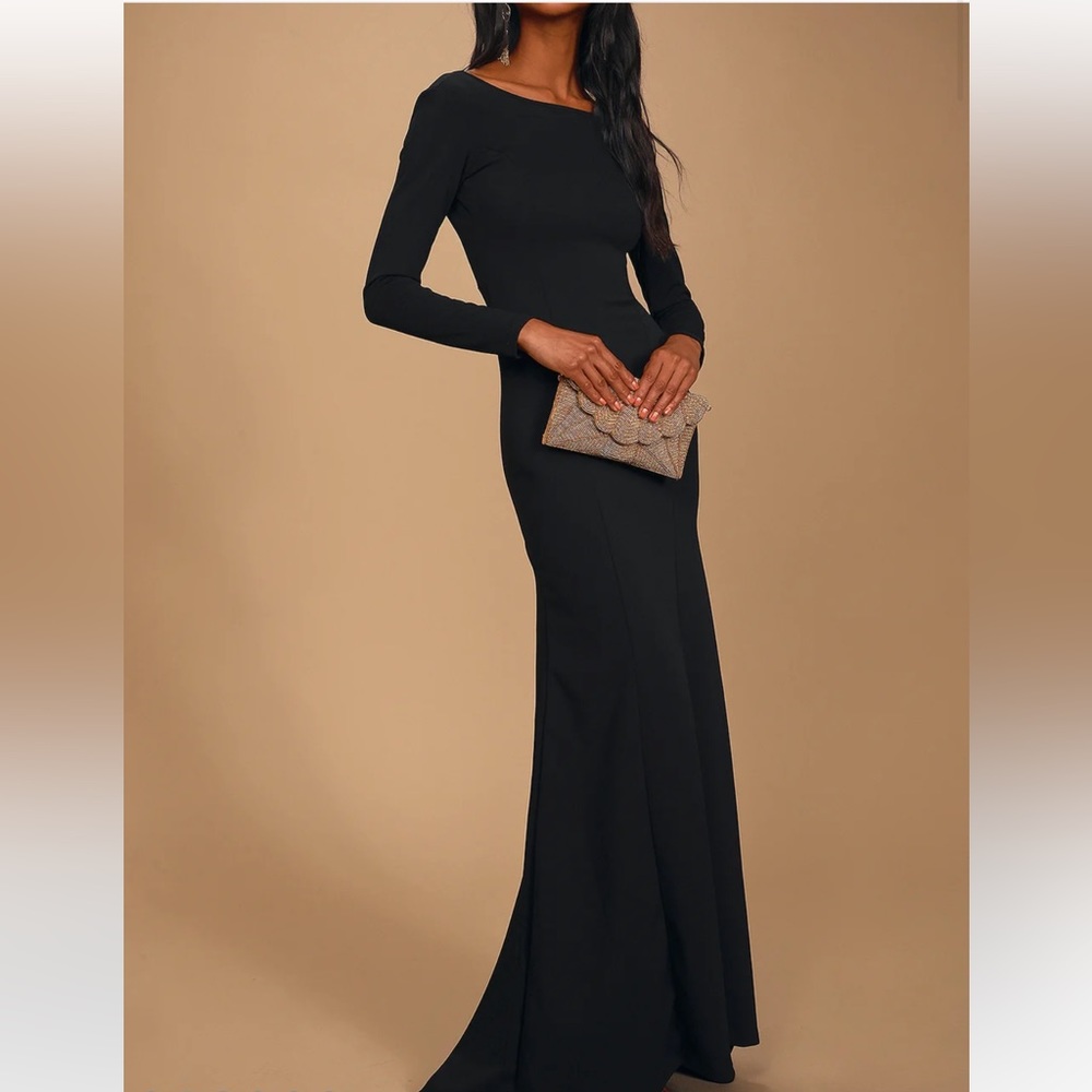 Black Lulus Gown